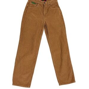 Empyre Tori Brown Corduroy Skate Pants Zumiez Women's SZ 8 Loose Fit Wide Grunge